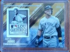 Aaron Judge [Gold] Baseball Cards 2022 Topps Update Special Event Patch Relics Prices