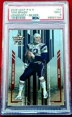 Tom Brady [Longevity Silver] #57 Football Cards 2008 Leaf Rookies & Stars Prices