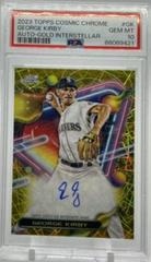 George Kirby [Gold Interstellar] #CCA-GK Baseball Cards 2023 Topps Cosmic Chrome Autographs Prices