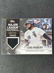 Luis Robert [Black] Baseball Cards 2022 Topps Update Major League Material Relics Prices