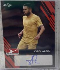 Jordi Alba #BA-JA1 Soccer Cards 2023 Leaf Goal Autographs Prices