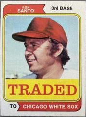 Ron Santo #270T Baseball Cards 1974 Topps Traded Prices
