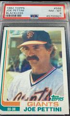 Joe Pettini [Blackless] #568 Baseball Cards 1982 Topps Prices