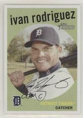 Ivan Rodriguez [Black Back] #28 Baseball Cards 2008 Topps Heritage Prices