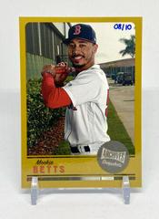 Mookie Betts [Gold] Baseball Cards 2019 Topps Archives Snapshots Prices