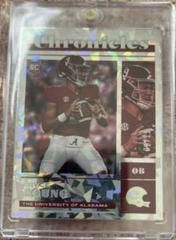 Bryce Young [Cracked Ice] #1 Football Cards 2023 Panini Chronicles Draft Picks Prices
