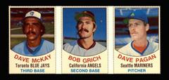 McKay, Grich, Pagan [Hand Cut Panel] Baseball Cards 1977 Hostess Prices