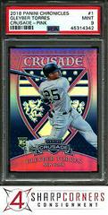 Gleyber Torres [Pink] #1 Baseball Cards 2018 Panini Chronicles Crusade Prices