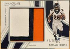 Samaje Perine #34 Football Cards 2023 Panini Immaculate Patch Prices