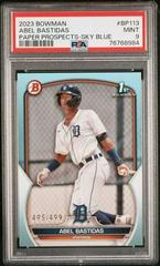 Abel Bastidas [Sky Blue] #BP-113 Baseball Cards 2023 Bowman Paper Prospects Prices