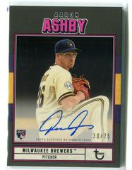 Aaron Ashby [Black] #AC-AA Baseball Cards 2022 Topps Brooklyn Collection Autographs Prices