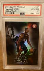 Dwyane Wade [Refractor] Basketball Cards 2003 Topps Pristine Prices