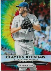 Clayton Kershaw [Tie Dyed Prizm] #46 Baseball Cards 2015 Panini Prizm Prices