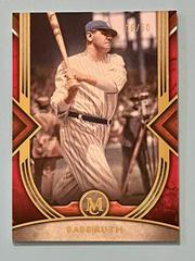 Babe Ruth [Ruby] #60 Baseball Cards 2022 Topps Museum Collection Prices