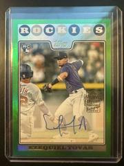 Ezequiel Tovar [Green] Baseball Cards 2023 Topps Archives 2008 Fan Favorites Autographs Prices