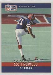 Scott Norwood #42 Football Cards 1990 Pro Set FACT Cincinnati Prices