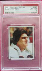 Dan Hampton Football Cards 1981 Topps Stickers Prices