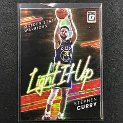 Stephen Curry [Red Pulsar] #2 Basketball Cards 2021 Panini Donruss Optic Light It Up Prices