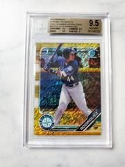 Julio Rodriguez [Gold Shimmer] #BCP-33 Baseball Cards 2019 Bowman Chrome Prospects Prices