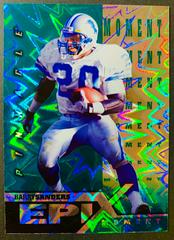 Barry Sanders [Moment Emerald] Football Cards 1997 Pinnacle Epix Prices