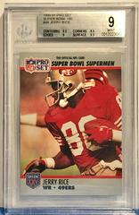 Jerry Rice #48 Football Cards 1990 Pro Set Super Bowl 160 Prices
