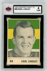 Earl Lindley #8B Football Cards 1956 Shredded Wheat Prices