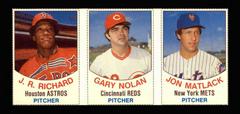 Richard, Nolan, Matlack [Hand Cut Panel] Baseball Cards 1977 Hostess Prices