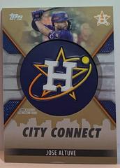 Jose Altuve [Gold] Baseball Cards 2023 Topps City Connect Commemorative Patch Prices