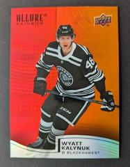 Wyatt Kalynuk [Red Orange] Hockey Cards 2021 Upper Deck Allure Rainbow Prices