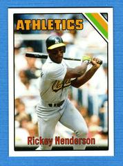 Rickey Henderson Baseball Cards 2018 Topps Throwback Thursday Prices