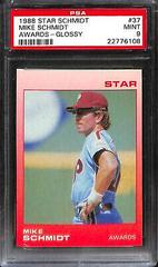 Mike Schmidt [Awards] #37 Baseball Cards 1988 Star Schmidt Prices