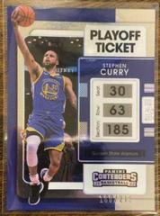 Stephen Curry [Playoff] #10 Basketball Cards 2021 Panini Contenders Prices