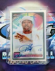 Vince Carter [Refractor] #FA-VC Basketball Cards 2021 Topps Finest Autographs Prices