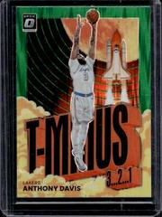 Anthony Davis [Green Shock] #4 Basketball Cards 2021 Panini Donruss Optic T Minus 3 2 1 Prices