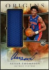 Ausar Thompson #2 Basketball Cards 2023 Panini Origins Rookie Jersey Autograph Prices