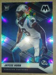 Jaycee Horn [Silver] Football Cards 2021 Panini Mosaic Rookie Variations Prices