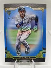 Derek Jeter [Sapphire] #99 Baseball Cards 2022 Topps Triple Threads Prices