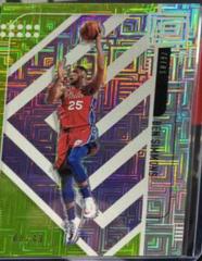 Ben Simmons [Green Escher Squares] Basketball Cards 2019 Panini Status Prices