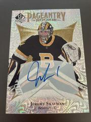 Jeremy Swayman [Autograph] #P-63 Hockey Cards 2021 SP Authentic Pageantry Prices