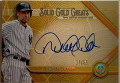 Derek Jeter [Orange] #GGA-DJ Baseball Cards 2022 Topps Tribute Solid Gold Greats Autographs Prices