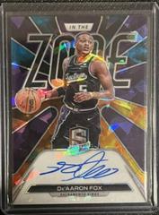 De'Aaron Fox [Meta] #ITZ-DAF Basketball Cards 2021 Panini Spectra In The Zone Autographs Prices