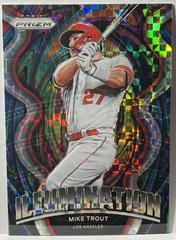 Mike Trout [Shimmer Prizm] Baseball Cards 2022 Panini Prizm Illumination Prices