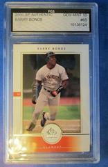 Barry Bonds #65 Baseball Cards 2000 SP Authentic Prices