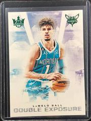 LaMelo Ball [Jade] #19 Basketball Cards 2022 Panini Court Kings Double Exposure Prices