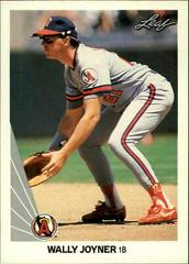 Wally Joyner #24 Baseball Cards 1990 Leaf Prices