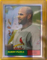 Albert Pujols [Refractor] #C1 Baseball Cards 2010 Topps Heritage Chrome Prices