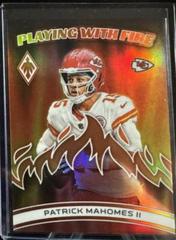 Patrick Mahomes II [Orange] #PWF-8 Football Cards 2023 Panini Phoenix Playing with Fire Prices