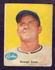 George Susce Baseball Cards 1955 Rodeo Meats Athletics Prices