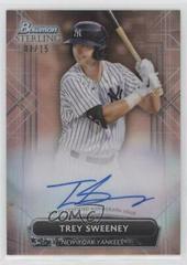 Trey Sweeney [Rose Gold] #PA-TS Baseball Cards 2022 Bowman Sterling Prospect Autographs Prices