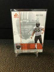 Justin Smith #145 Football Cards 2001 SP Game Used Prices